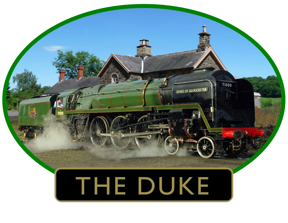 71000 Duke of Gloucester Steam Train Bristol Blenheim Art Painting Print